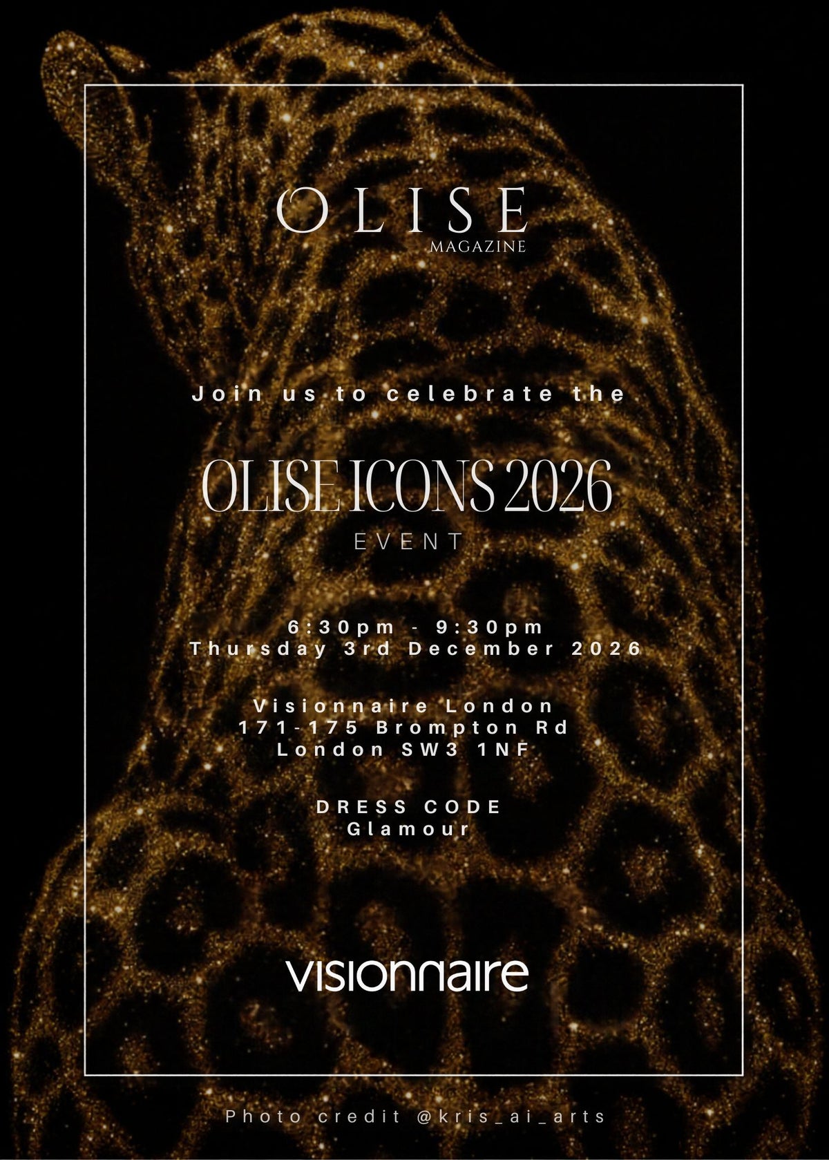 OLISE Icons 2026 Event Ticket